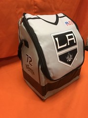 Mascot Bailey #72 LA Kings Jersey Insulated Zipped Lunch Bag Color: Gray New!