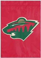 Minnesota Wild Premium Garden Flag Banner, Emroidered, 13×18 Inch
