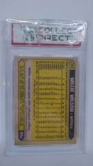 1987 Topps #783 Willie Wilson Authentic Auto by Collect Direct