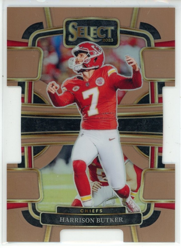 2023 Panini Select Harrison Butker Concouse Copper Die-Cut /299