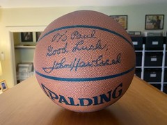 John Havlicek Autographed Basketball Boston Celtics HOF!
