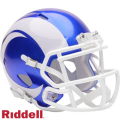 Los Angeles Rams NFL. Mini Speed Football Helmet 2026 Alternate On-Field