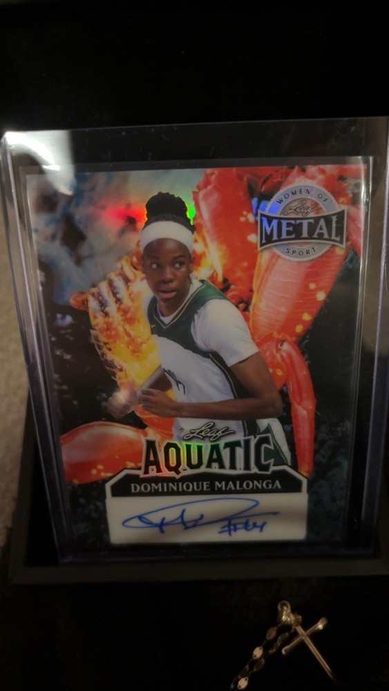 Leaf 2025 Metal Women of Sport Aquatic Dominique Malonga Auto A-DM1 1/1