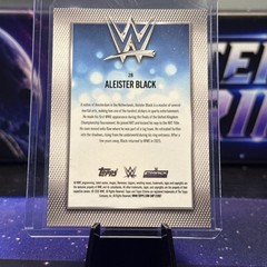 2026 Topps Chrome WWE Aleister Black Purple Geometric Refractor #/10
