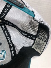 San Jose Sharks Old Time Hockey NHL Snapback Hat Teal Black White