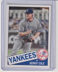 2020 Topps #85TB-18 Gerrit Cole 1985 Topps Baseball 35th Anniversary