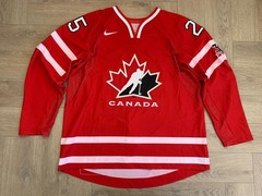 2012 IIHF Team CANADA Ice Hockey Issued Jersey Red Nike Size 60 #25 Never Worn