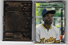 1993 Bleachers Baseball Ken Griffey Jr. 23 Karat Gold Limited Print 2892/10,000