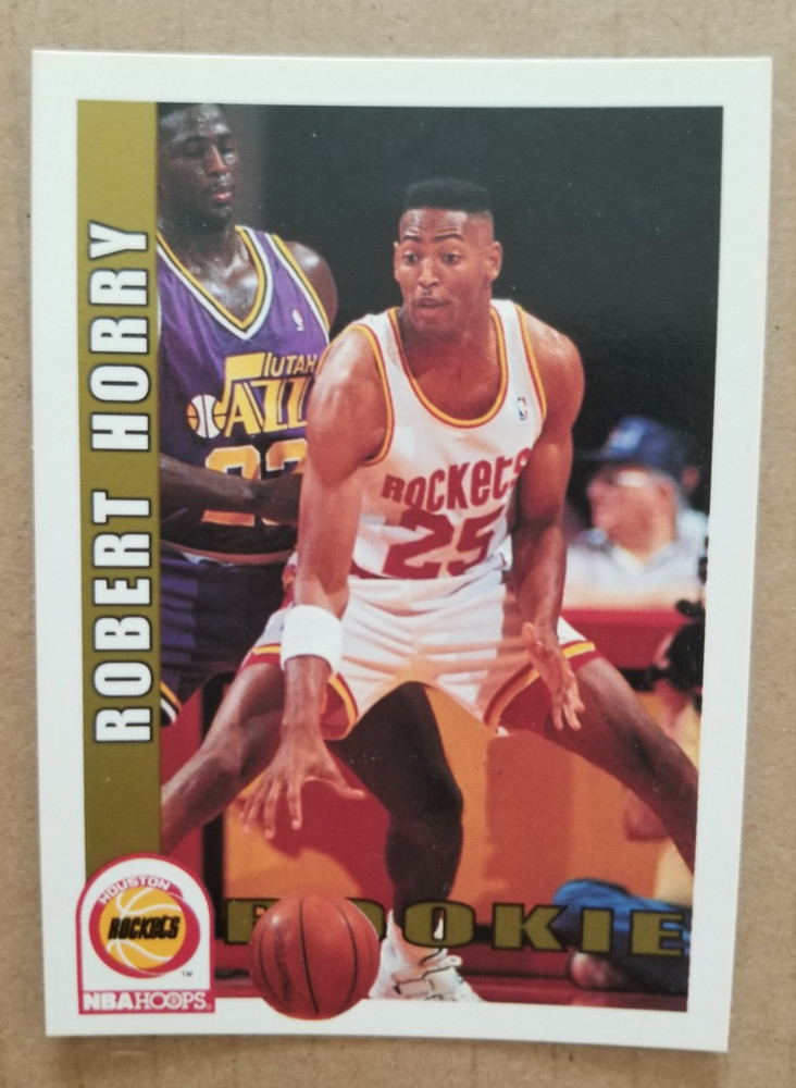 1992-93 Hoops #392 Robert Horry RC Houston Rockets