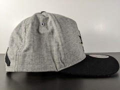 San Jose Sharks NHL Gray On Black Felt Brim Zephyr Snapback Hat