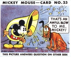 1935 Gum Inc. Mickey Mouse (1995 Reprint) #23 …an awful blow to me, Mickey!