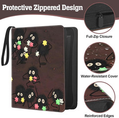 Top Loader Binder, 9-Pocket Trading Card Album, Holds 360 Top Loaders | Fits 3 X