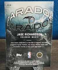 2025-26 Topps Chrome Basketball Jase Richardson Rookie Paradox SSP Case Hit PX30