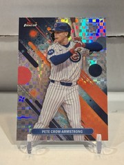 2025 Topps Finest Checkerboard PETE CROW-ARMSTRONG Cubs #47