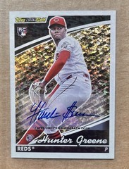 ⚾️ Hunter Green Auto /10 – 2022 Topps Black GOLD #BG-17 AUTO SSP Rookie RC Reds