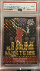 2023-24 Panini Mosaic – Jam Masters Scoot Henderson #13 Reactive Yellow /99