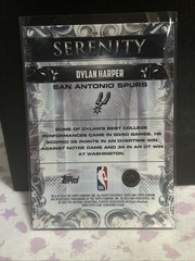 2025-26 Topps Chrome Dylan Harper Serenity #SY-12