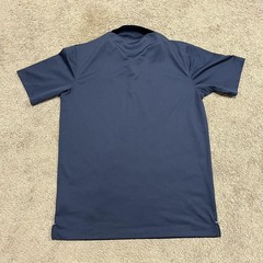 Gonzaga Bulldogs Shirt Polo Mens Medium Navy Blue NCAA Basketball Nike Dri Fit