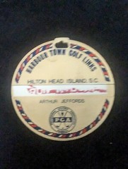 Vintage GOLF BAG TAG Harbour Town Golf Links Hilton Head SC PGA