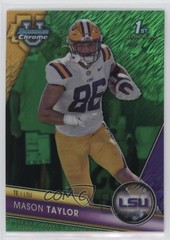 2023 Bowman U Chrome Green Shimmer Refractor 51/99 Mason Taylor #39 04tk