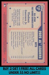 2026 Topps #91AS-37 Vladimir Guerrero Jr. 1991 Topps Baseball 35th All-Stars