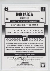 2018 Donruss Variations Teal Border /199 Rod Carew (Black & White) #123 HOF z7j