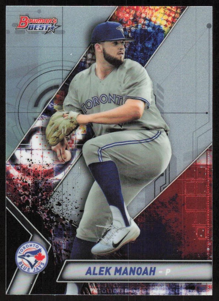 2019 Bowman&rsquo;s Best TP-3 Alek Manoah Toronto Blue Jays Baseball Card