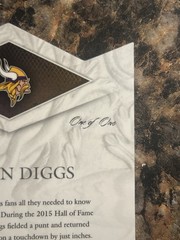Panini 2015 Crown Royale Stefon Diggs Rookie Shield 1/1 Vikings Commanders