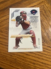Easton Carmichael 171/199 2025 Panini Prospect Edition Blue Foil Pirates #159