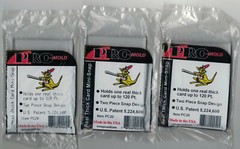Lot of 3 Brand New Pro-Mold Regular Card Mini-Snap Tite Card Holder 20pt