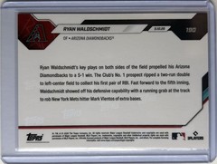 Ryan Waldschmidt 2026 MLB Topps Now #190 Arizona Diamondbacks Call Up PR: 1096