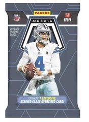 2025 Panini Mosaic Football Costco Bundle Box Stained Glass