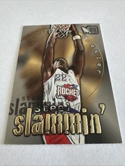 1996-97 Fleer Metal – Steel Slammin&rsquo; Clyde Drexler #2 – Rockets