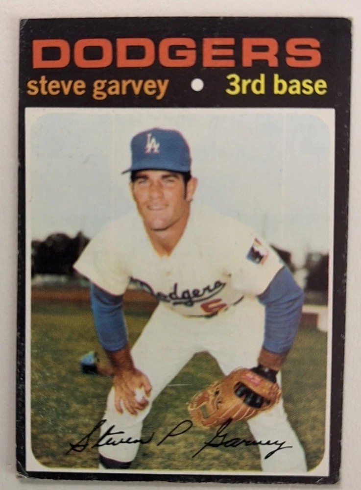 Steve Garvey 1971 Rookie And 8 Vintage Topps, Cards And Stickers LA Dodgers