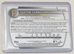 2025 Bowman Easton Carmichael CPA-ECA Auto True Green /99 Pirates