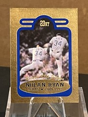 1993 Bleachers Nolan Ryan Texas Rangers 1989-1993 23kt 2100/10000