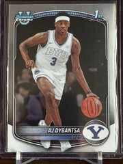 2025-26 Bowman Chrome Prospects AJ Dybantsa #BCP-1 Rookie Card BYU