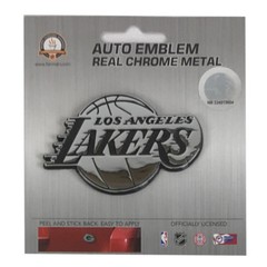 NBA Los Angeles LA Lakers Real Chrome Metal 3D Car Truck Emblem Sticker Decal