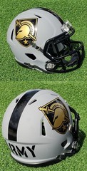 ARMY WEST POINT BLACK KNIGHTS CONCEPT SPEED FOOTBALL MINI HELMET DARK GRAY MATTE