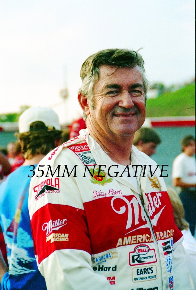 35MM NASCAR NEGATIVES – SET OF 2 – BOBBY ALLISON & EDDIE BIERSCHWALE #BA14
