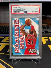 1997 Fleer MICHAEL JORDAN Soaring Stars #9 PSA 9 NBA Chicago Bulls