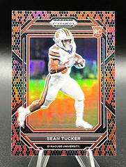 2023 Panini Prizm Draft Picks #121 Sean Tucker Snakeskin Prizm SSP (RC)