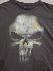 Marvel The Punisher Skull Logo T-Shirt Men&rsquo;s XL Dark Grey Officially Licensed