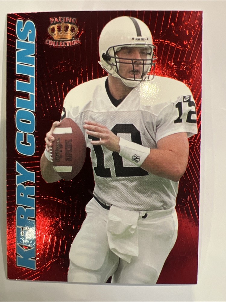 1995 Pacific Prisms Red Kerry Collins #5 Carolina Panthers Rookie RC