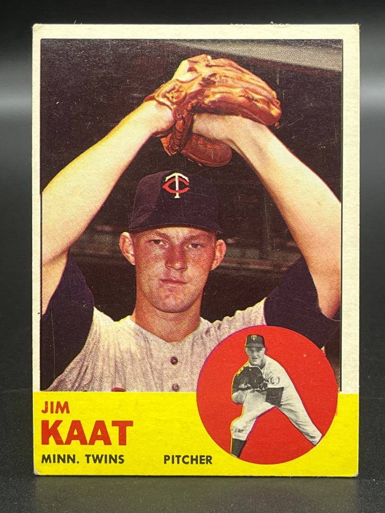 1963 Topps #165 Jim Kaat VG Twins