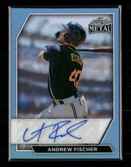 2026 Leaf Metal Andrew Fischer Auto Prismatic Platinum #/8 #BA-AF1