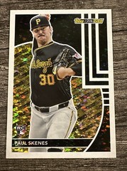 2024 Topps Update Series Black Gold #BG-17 Paul Skenes RC Rookie Pirates