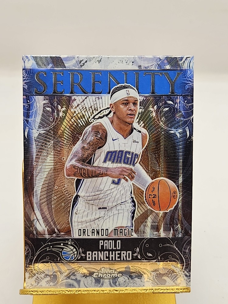 2025-26 Topps Chrome Paolo Banchero Serenity Insert – #SY-5 Orlando Magic