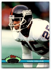 1991 Stadium Club Mark Collins New York Giants #463