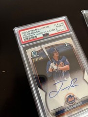 2023 Bowman Chrome Jacob Reimer Prospect Auto HTA Choice Mojo Refractor PSA 10